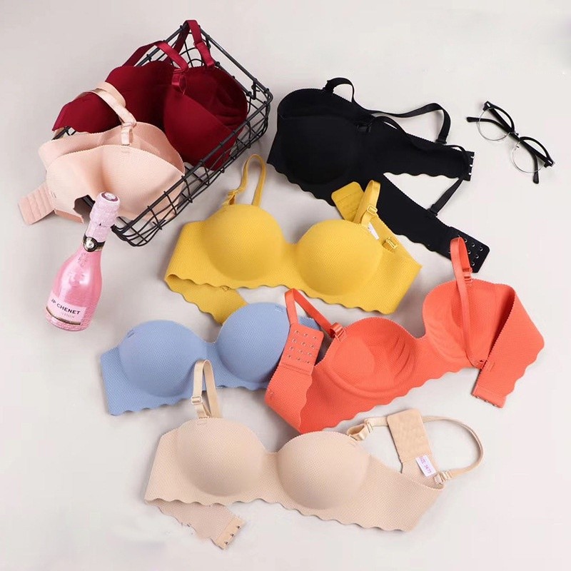 【READY STOCK】Sexy Bras Women Push Up Lingerie Seamless Bra Wire Free Bralette Underwear Comfortable Breathable Female Intimates