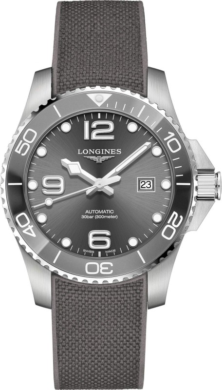 Longines Hydroconquest Automatic Gray Dial Men's Watch L3.782.4.76.9, Gray