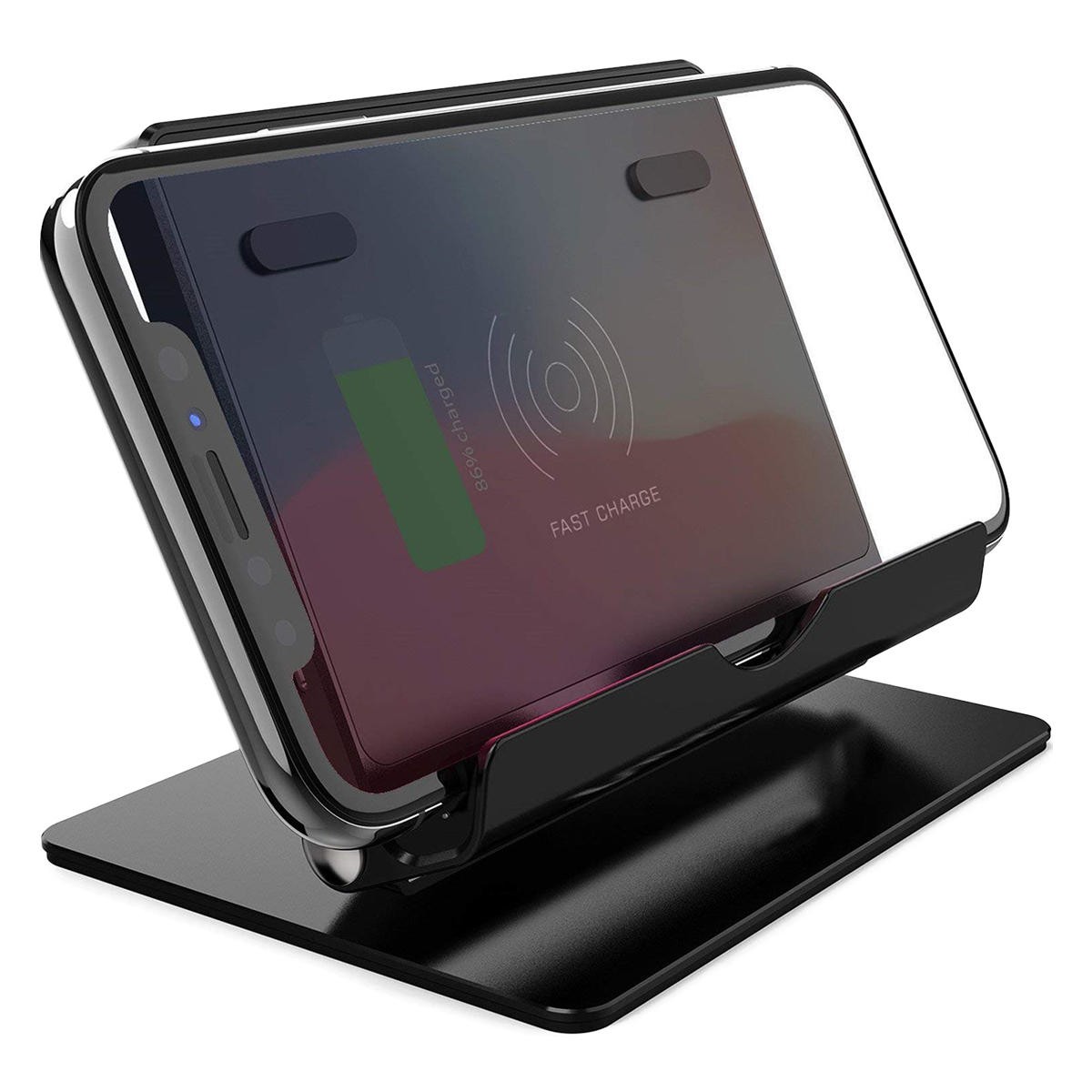 10W fast wireless dual charger pad is suitable for iPhone X Pocophone f1 Oneplus 6T Huawei P20 Xiaomi mi8 S9 Note9.
