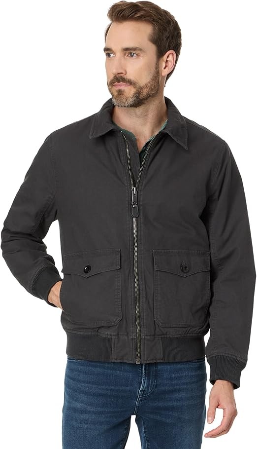 Lucky Brand Men's Cotton Flight Jacket
