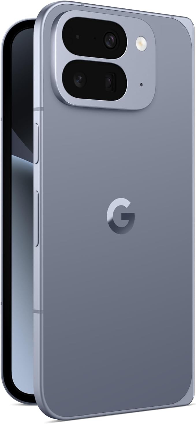 Google Pixel 10 Pro Fold - Unlocked Android Smartphone - Gemini AI Assistant - Advanced Triple Rear Camera System - 24+ Hour Battery - Foldable Display - Moonstone - 256 GB (2025 Model)