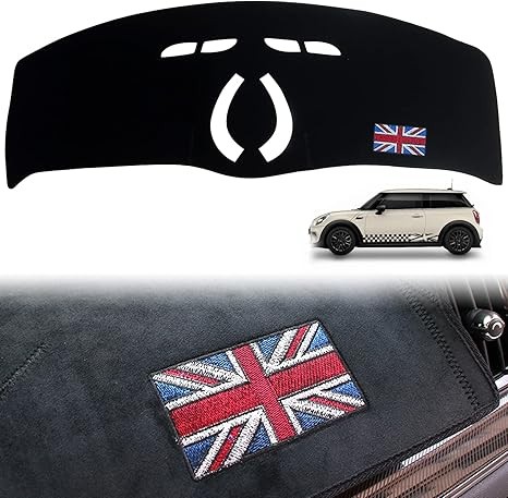 Dashboard Dash Board Cover Mat Pad Carpet Non-Slip Custom Compatible with BMW Mini Cooper R F Series Protector Sun Shield (F55 F56)