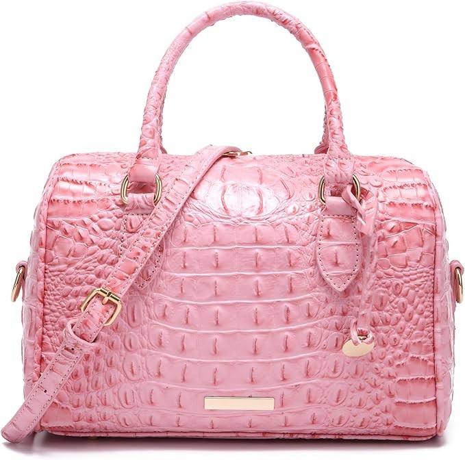 Top-Handle Crocodile Purses For Women Crossbody Leather Bags Trendy Large Capacity Tote with Shoulder Strap