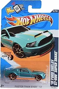 Hot Wheels '10 Ford Shelby GT-500 Super Snake, [Green] 95/247 Faster Than Ever 5/10