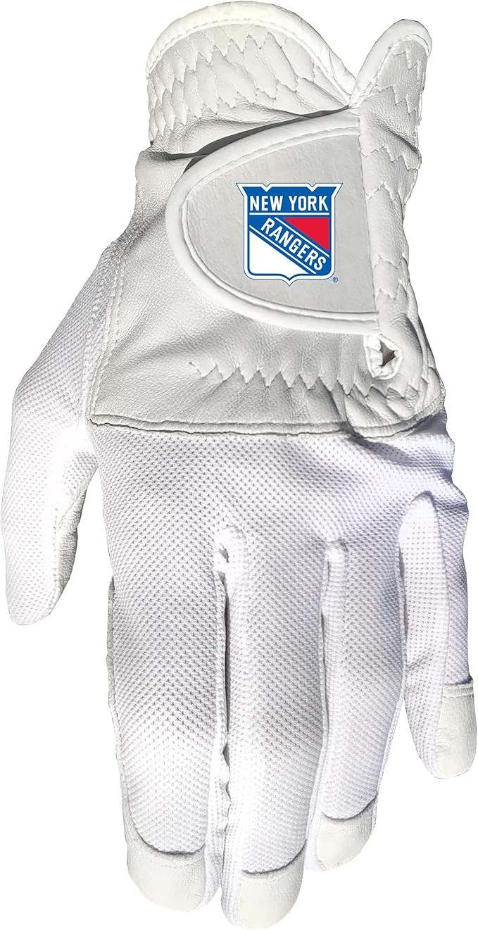 Team Golf NHL NEW YORK Rangers Cool Mesh with Cabretta Leather - One Size - Mens Left Team Golf NHL Cool Mesh with Cabretta Leather - One Size - Mens Left
