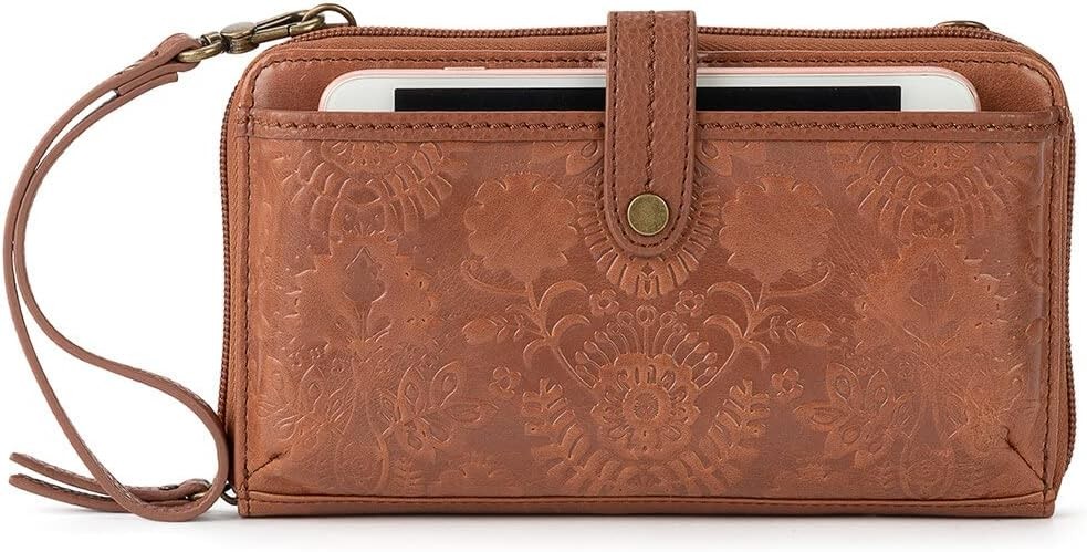 The Sak Iris Smartphone Crossbody Purse - Small Women's Cellphone Bag & Wallet For Everyday- Convertible Wristlet With Zipper